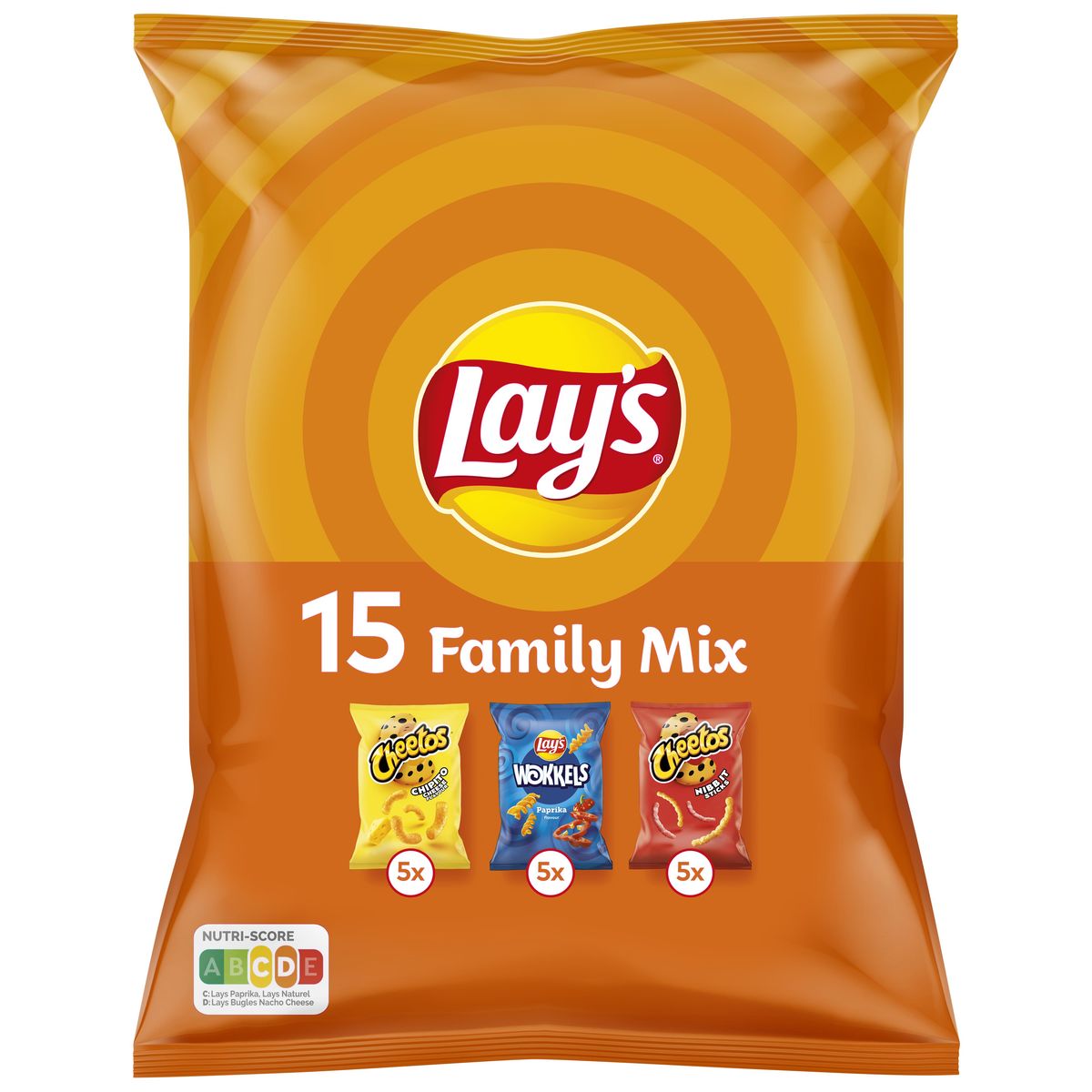 Lay's Family Mix Chips 15 Uitdeelzakjes Carrefour Site