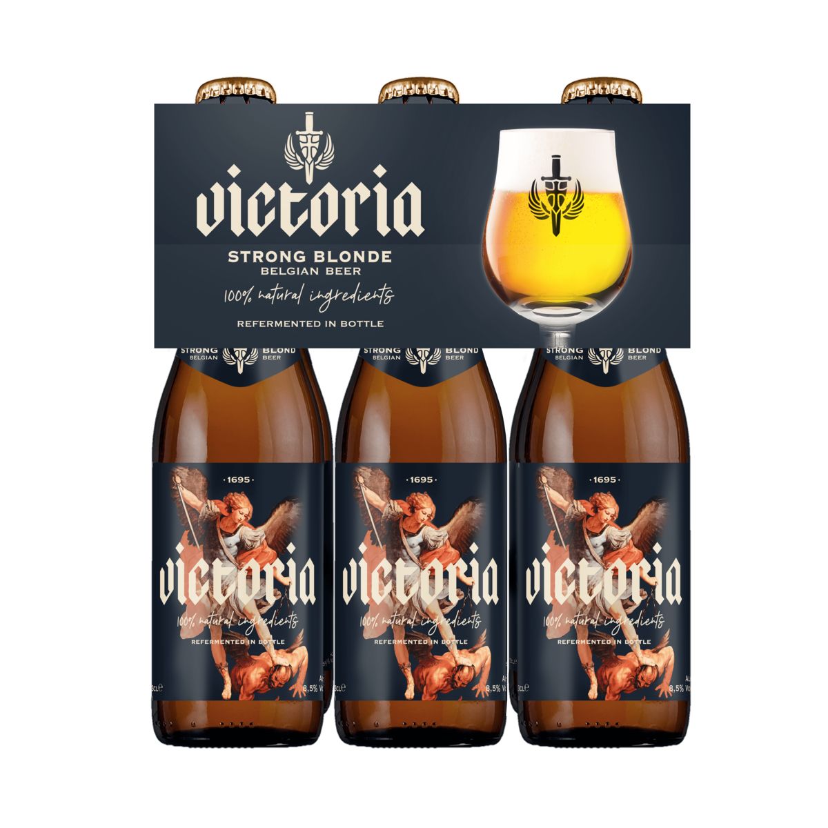 Victoria Strong Blonde Belgian Beer flessen 6 x 33 cl