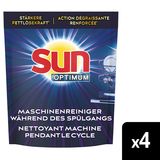 SUN Sun optimum nettoyant machine lave-vaisselle pendant le cycle 4 doses 