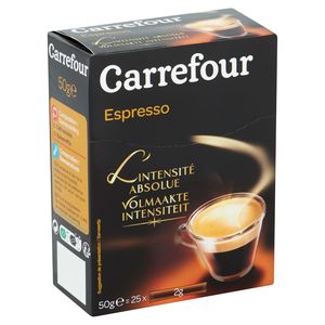 Carrefour Espresso Volmaakte Intensiteit 25 x 2 g | Carrefour Site