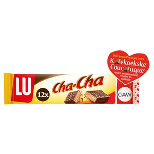 Lu Cha Cha Gaufrettes Enrobees De Chocolat Au Lait Fourrees Au Caramel 12 X 27 G Carrefour Site