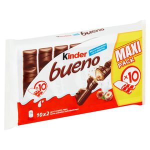 Kinder Bueno Barre de chocolat Kinder –  Votre hypermarché en ligne  et retrait en drive au Maroc. vos courses du Supermarché épicerie en ligne  au Maroc