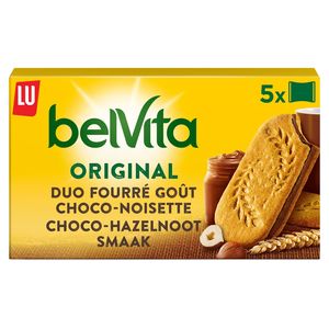 Lu Belvita Petit Dejeuner Duo Fourre Choco Noisette 5 Biscuits 253 G Carrefour Site