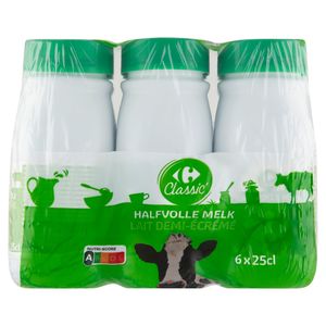 Carrefour Classic' Lait Demi-Écrémé 1 L