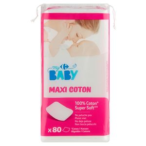 Carrefour Baby Maxi Coton 80 Pièces