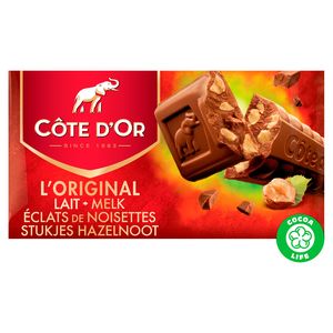 COTE D'OR Tablette de chocolat au lait L'original en barres 1