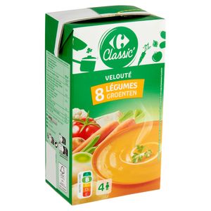 Soupe veloutée aux 8 légumes du potager KNORR : la brique de 750g à Prix  Carrefour