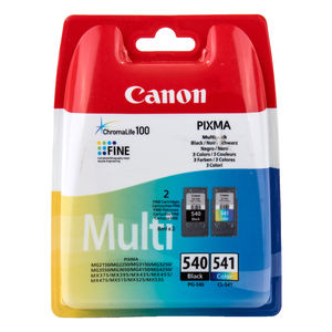 Multipack de cartouches d'encre Canon PG-540/CL-541 C/M/Y dans Fin de Série  — Boutique Canon Belgique
