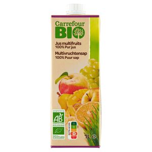 Carrefour Bio 100 Purs Fruits Presses Jus Multifruits 1 L Carrefour Site
