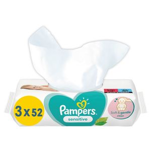 Pampers Sensitive Lingettes Pour Bebe 3 Paquets 156 Lingettes Carrefour Site