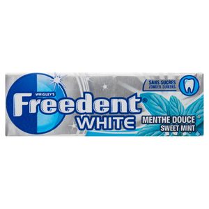 Chewing-gum freedent white menthe douce 10 dragées