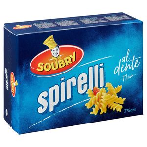 annuleren van nu af aan slecht Soubry Pasta Spirelli 375g | Carrefour Site