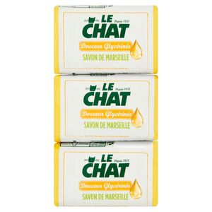 Le Chat Savon De Marseille Douceur Glycerinee 3 X 100 G Carrefour Site