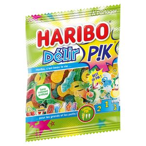 Haribo Bonbons Délir'Pik - Le sachet de 275g : : Epicerie