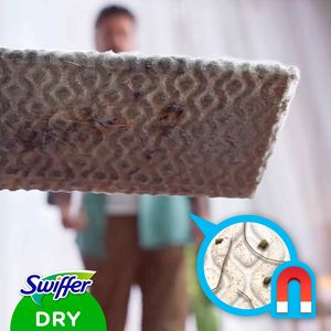 Lingettes sèches Dry pour balai Swiffer, boite de 36 - Lingettes sols et  surfaces