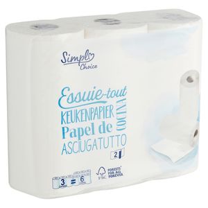 Essuie tout blanc compact resistant x2 (=4)