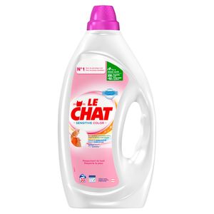 Le Chat Lessive Liquide Color Sensitive - 2 x 1,7 l (68 lavages)