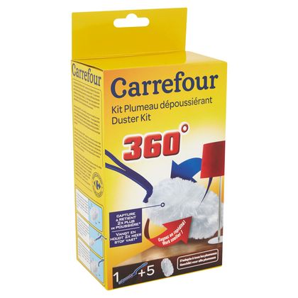 Carrefour Recharges Plumeau Dépoussiérant 360° x10