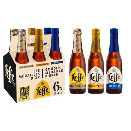 Leffe Bière Belge Blonde d'Abbaye, 20 x 330ml : : Epicerie