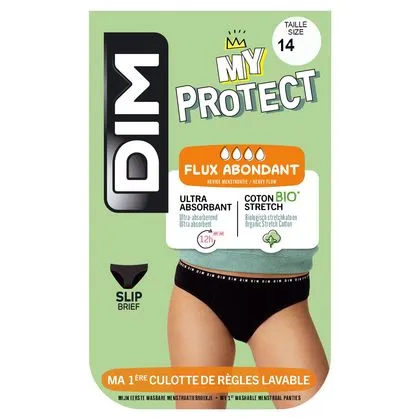 Protect Slip Ma 1ere Culotte de Regles Lavable Taille 14 Carrefour Belgique