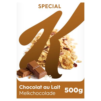 Barres céréales Special K chocolat au lait KELLOGG'S x6 20g