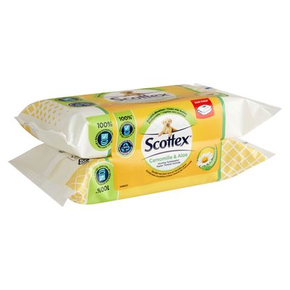 Scottex, Papier toilette, Humide, Complete Clean, 84 pc