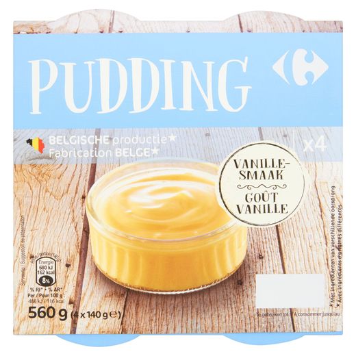 Carrefour Pudding Goût Vanille 4 x 140 g Carrefour Site