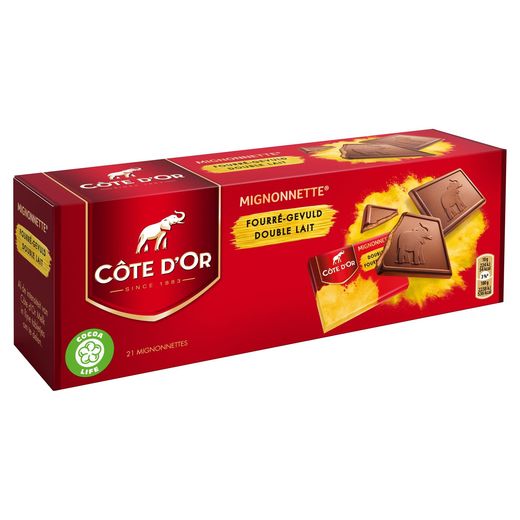 Côte d'Or Chocolat Lait Praliné Double Lait 21 Pcs 210 g