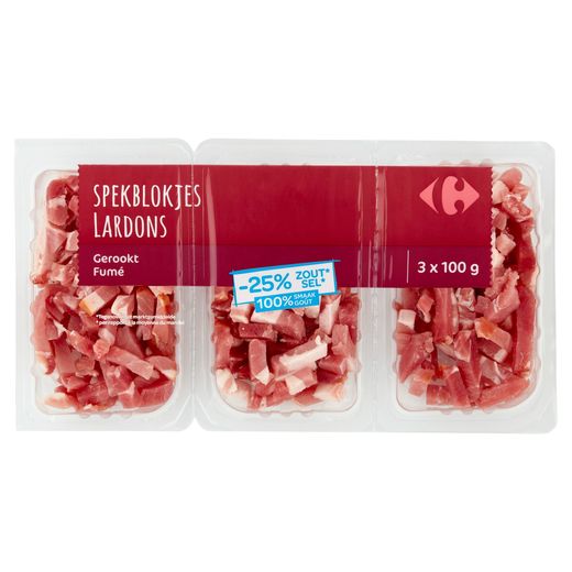 Carrefour Lardons Fumé 3 x 100 g Carrefour Site